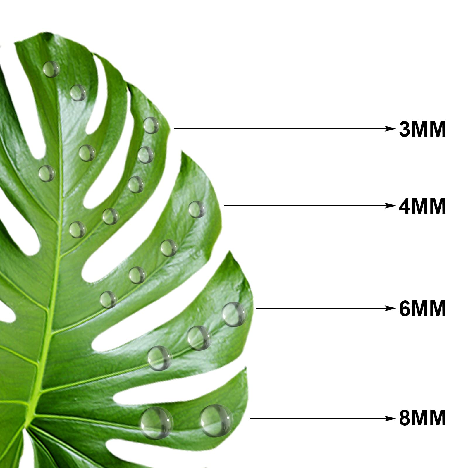 700 piezas de gotas de rocío transparente de simulación de gotas de agua, media ronda de resina de cuentas de adornos, gotas de rocío simulado para Scrapbooking Manualidades DIY