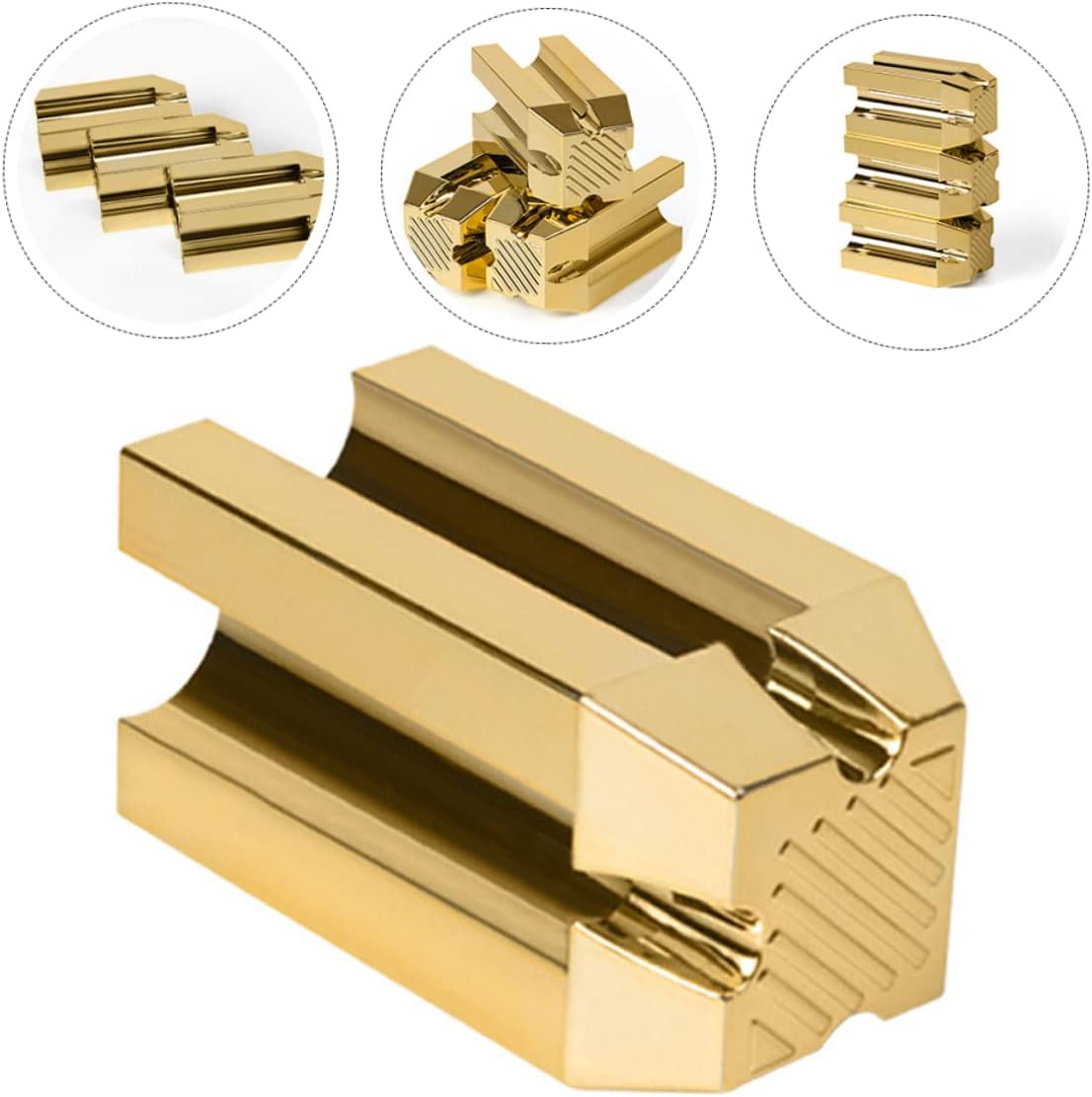 Practical Eyebrow Pencil Sharpener for Eyeliner Pencils Golden
