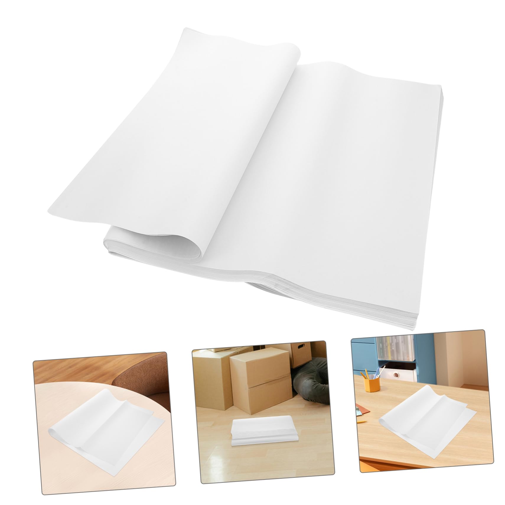 UKCOCO 100 Hojas De Papel De Embalaje: 70 X 38 Cm. Papel De Embalaje Ligero Para Mudanzas Y Envíos. Relleno De Cajas Para Artículos Frágiles. Material De Embalaje.