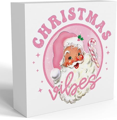 Miniatura 11 de Decoraciones de Navidad, gnomos de Navidad para interiores, letrero de árbol de Navidad con purpurina roja, regalo para mujeres amigas, letrero de