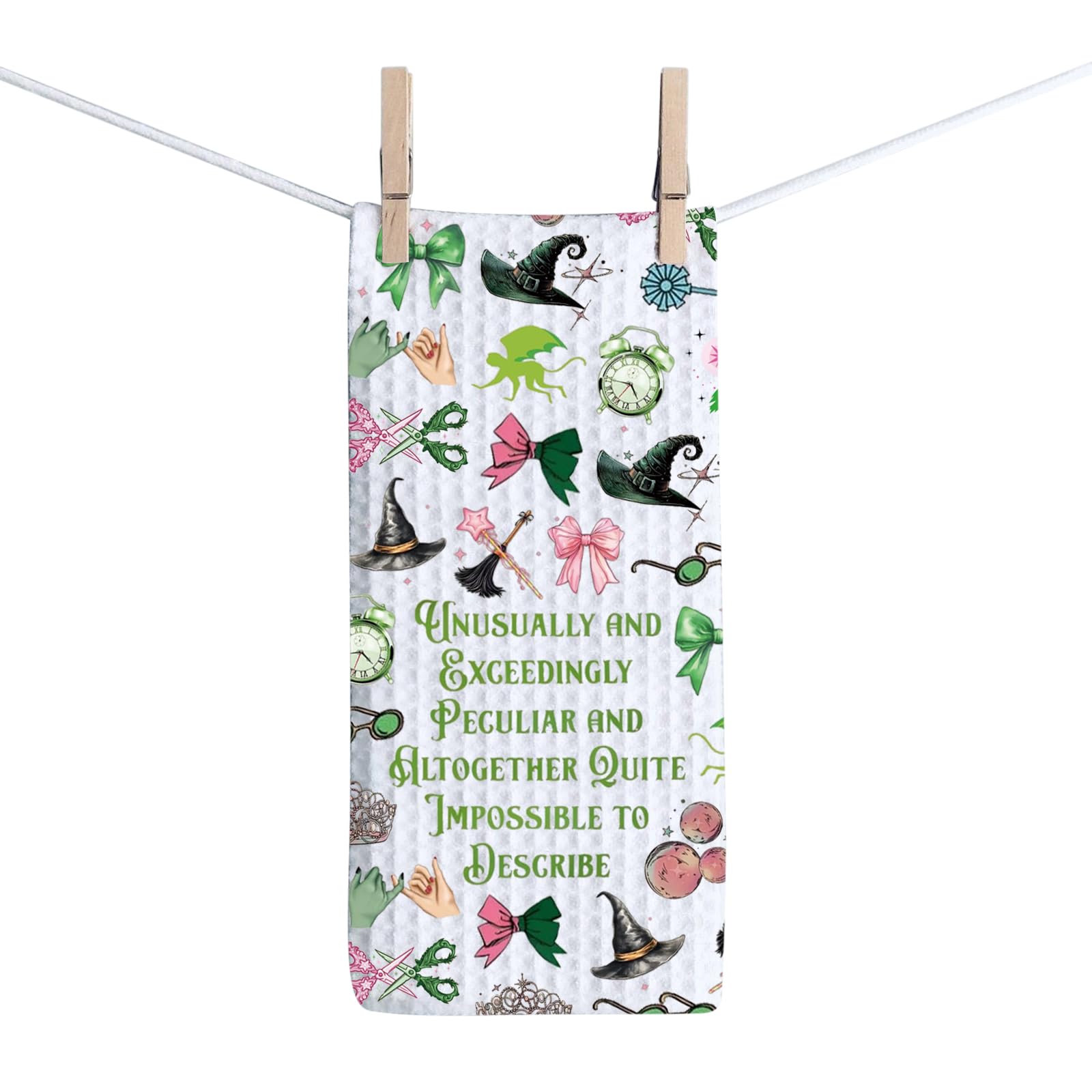 Cadeau de pendaison de crémaillère original avec cette serviette de cuisine extraordinaire