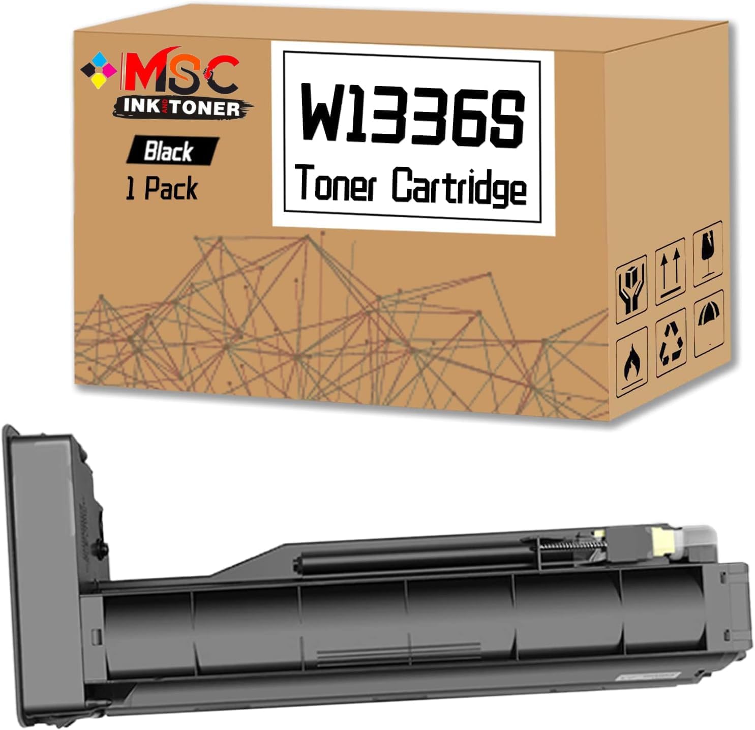 336X Toner Cartridge W1336X Toner Cartridge Extra High Yield Replacement Pack for HPP Laserjet MFP M42625dn/M42625n/M42623n/M42623dn Printer 1 Black-picture-12