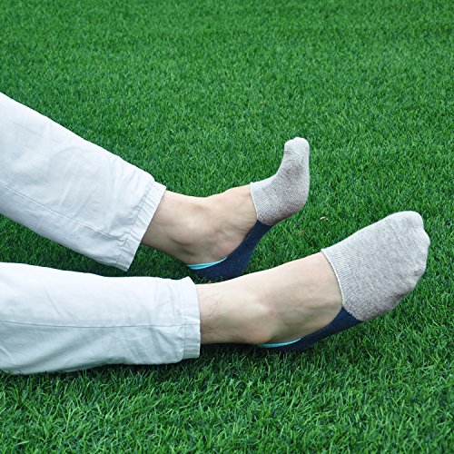 PUTUO Calze Invisibili Uomo in Cotone, Calzini