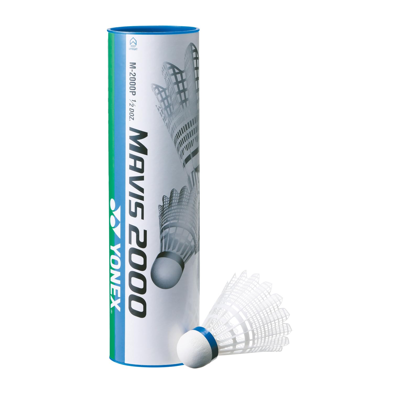 YONEX Mavis 2000 - Badminton Federbälle - Rot Fast 6 Stück