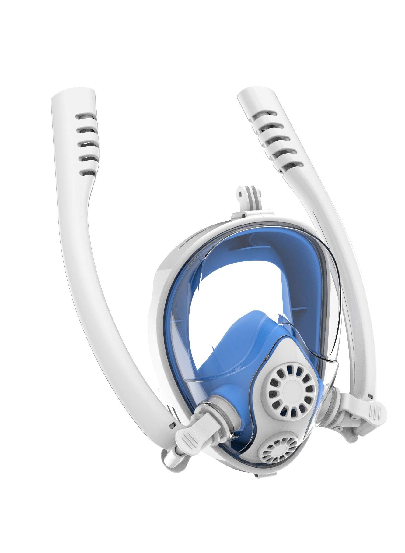 KASTWAVE Full Face Snorkel Mask with Anti-Fog, 180° Panoramic View, Free Breathing Design for Adults & Kids - Perfect for Scuba Diving & Snorkeling