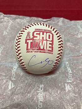 Amazon.co.jp: 大谷翔平 MVPショータイム 直筆サインボール Fanatics