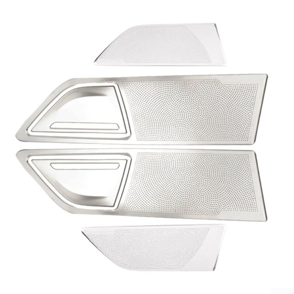 Passend für BMW 7er für g11 G12 2016-2021, Passend für BMW 7er | Silver Stainless Steel, Covers Scratches, Sleek Finish, für Easy Install, Fits 2016-2021, 6-piece Set