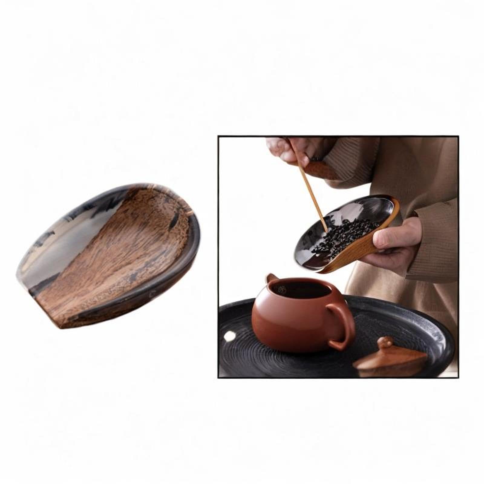 KESOTO Taza Medidora de Café Kongfu, Cuchara de Té, Accesorio para La Del Té, Color a, tal como se describe