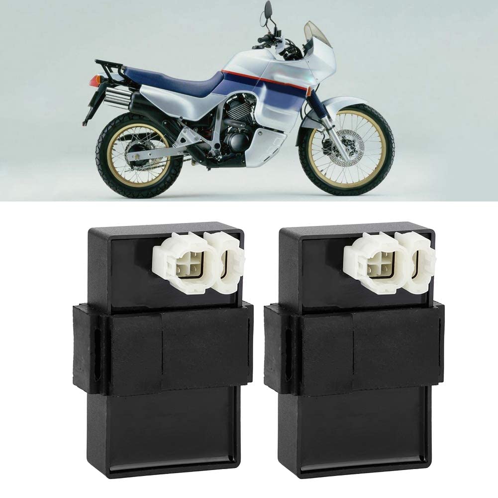 Module CDI à Double Allumage Adapté pour XL 600 V Transalp MS8 1989 1990 1991 1992 1993 1994 1995 1996 pour XRV 650 Africa Twin 1988 1989 1990