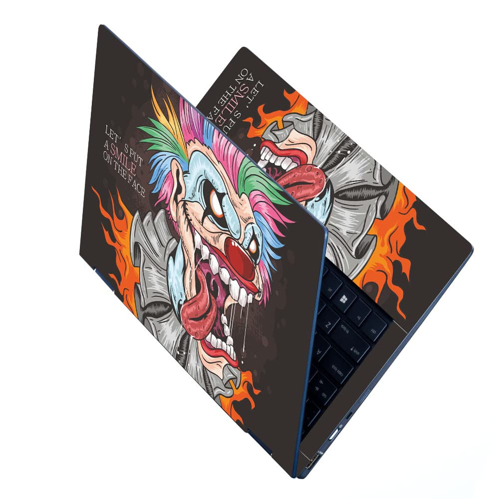 UV Printed Full Body Vinyl, HD Printed Laptop Skin/Sticker/Stretchable Vinyl/Cover Laptops Upto 15.6 inches No Residue, Bubble Free for Laptop - UV_Let’s Put Smile Joker (B0BWHRMC2Z) Amazon Price History, Amazon Price Tracker