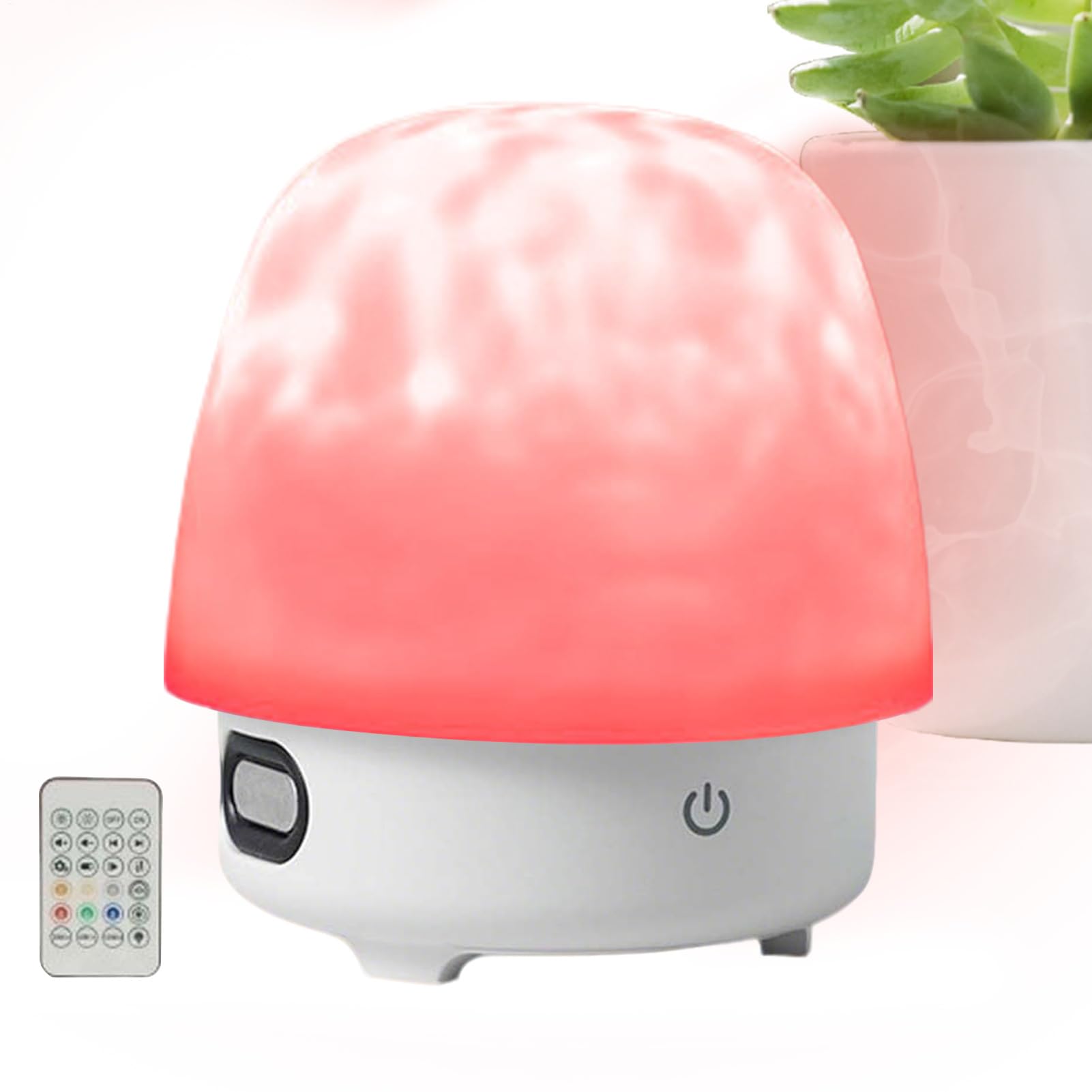 Luz Nocturna Lunar Para Niños Luz Nocturna Regulable, Iluminación Ambiental | Lámpara De Mesa Lunar Con Luces LED Y Altavoz Dormitorio, Salón, Cuarto Infantil, Mesita de Noche
