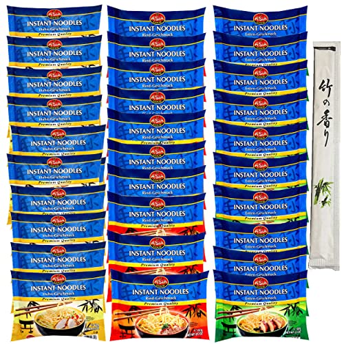 30er Mix Set Asia Gold Instant Nudeln I je 10x Rind Huhn Ente I 30x60g I Chinesische Nudeln I Asia Nudeln Instant I…
