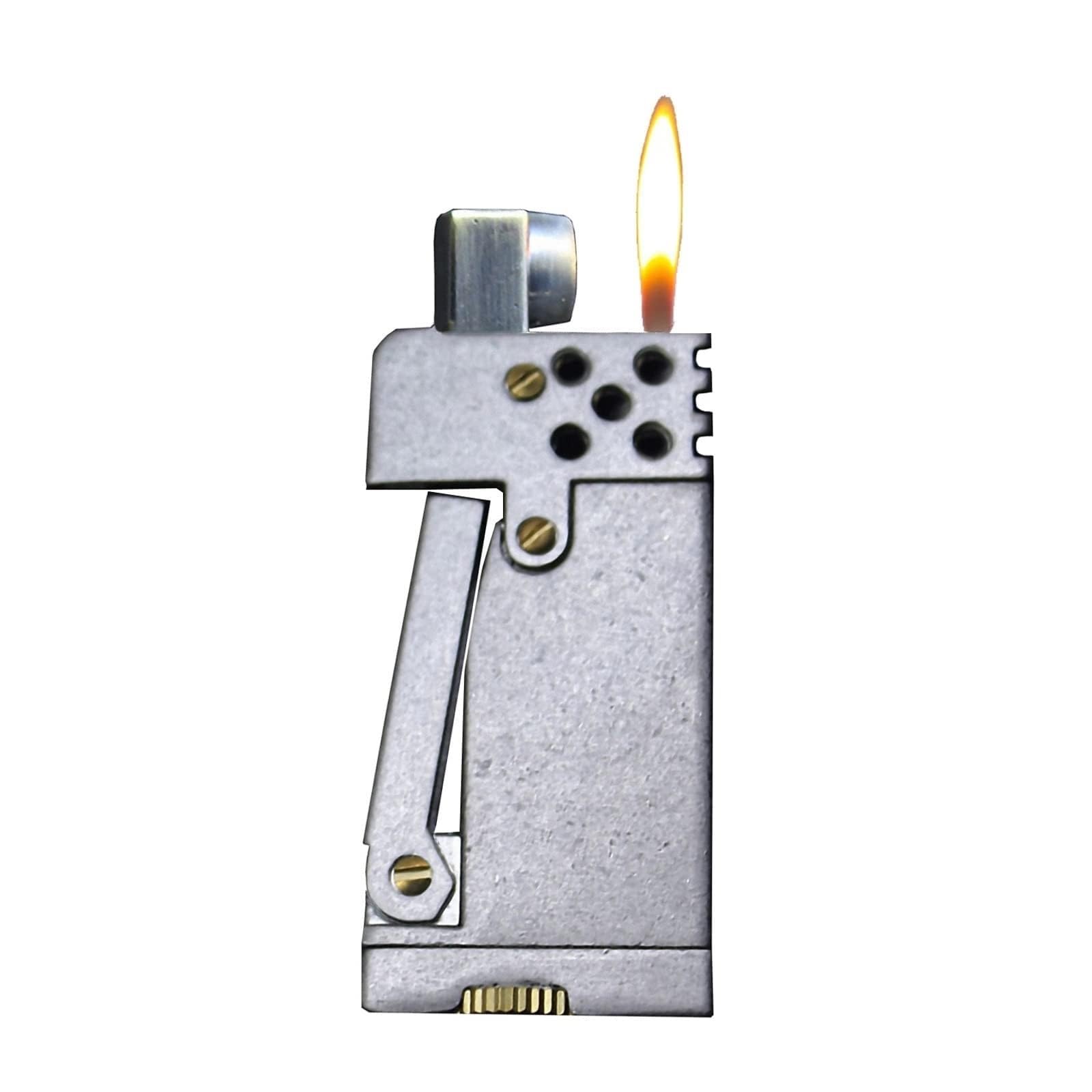 Encendedor de queroseno de llama suave, mechero de metal reutilizable