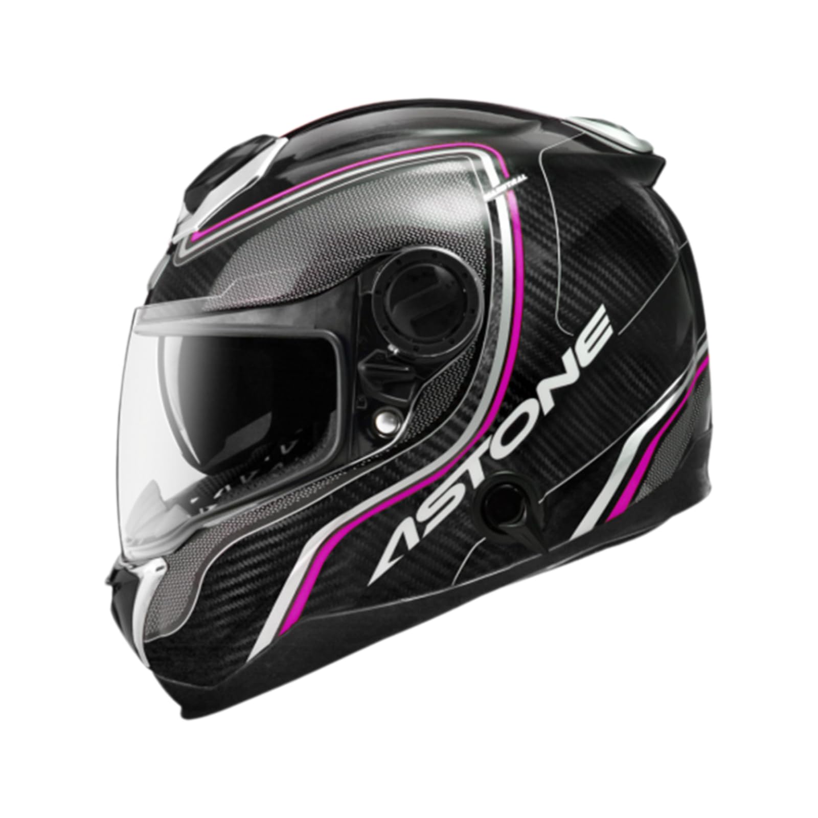 Amazon.co.jp: バイク用カーボンフルフェイスヘルメット ASTONE GT