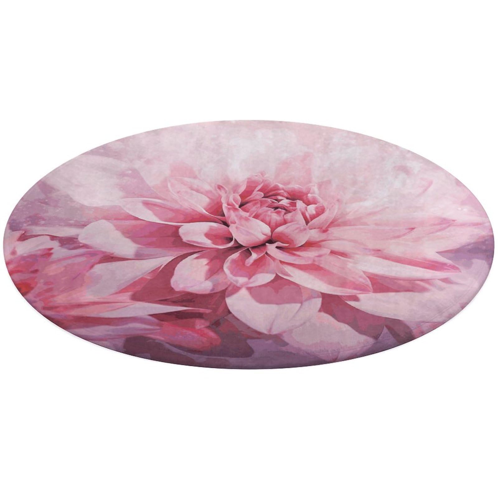Alfombra de flores decorativa para dar calidez a tu sala de estar