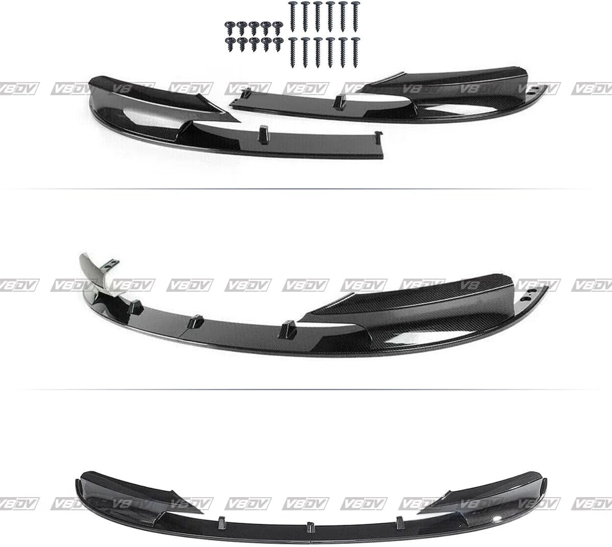 Front Bumper Lip Splitter fits for BMW F30 F31 2012-2018