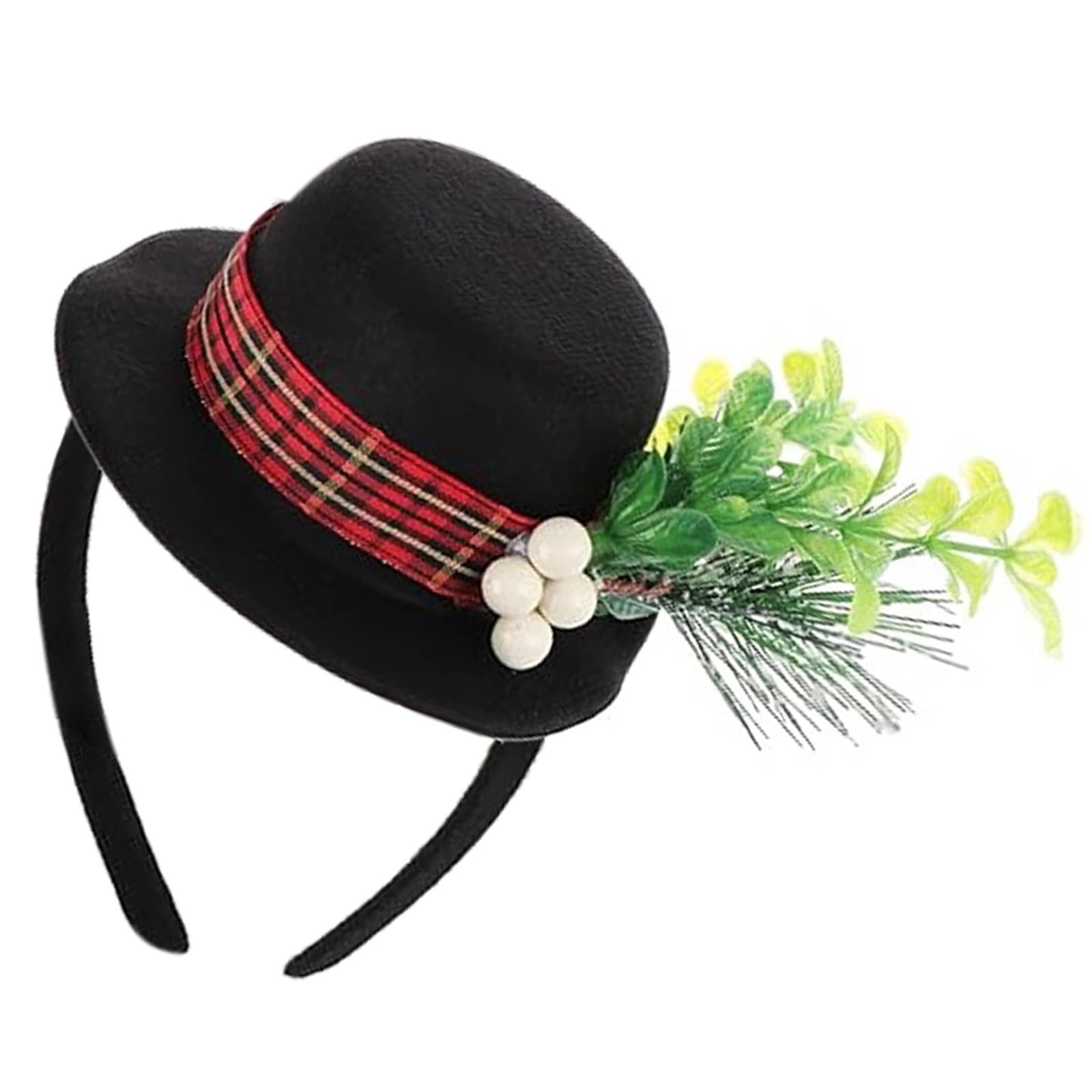 MICFENY Adjustable Party Hat Hairband Comfortable Cloth Headpiece Adults Christmas Party Costume Decoration Accessories