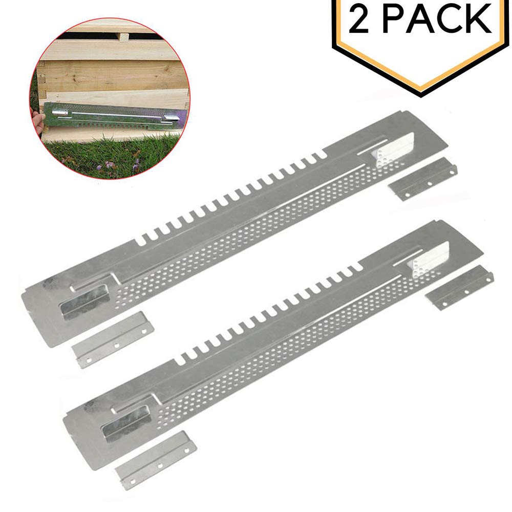 Buy Bee Hive Entrance Reducer and Mouse Guards,Galvanized Iron Metal