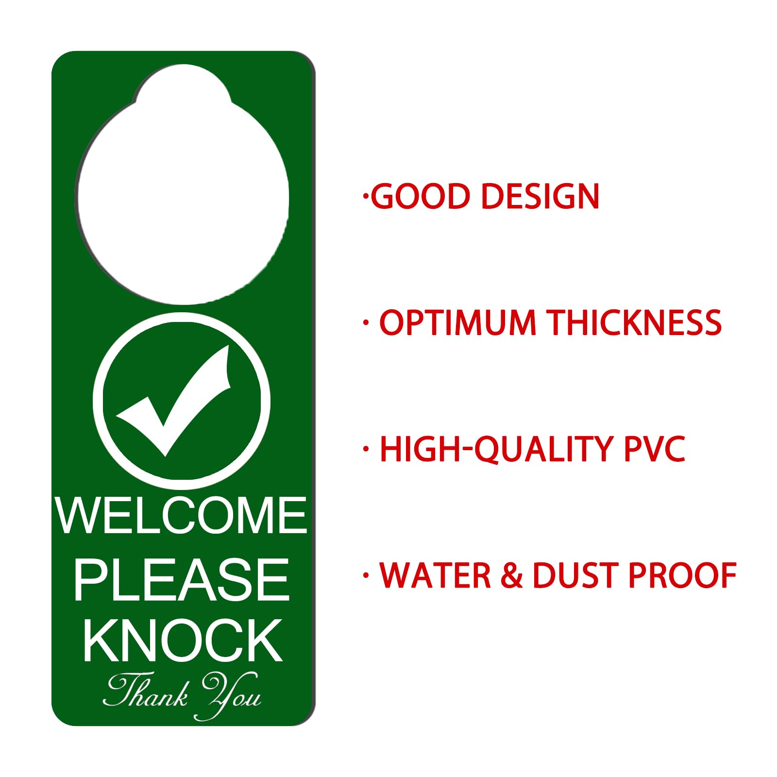 Cartelli Porta Do Not Disturb & Welcome - 2 Facce, Confezione Doppia, Per Uffici E Hotel - Foto 9