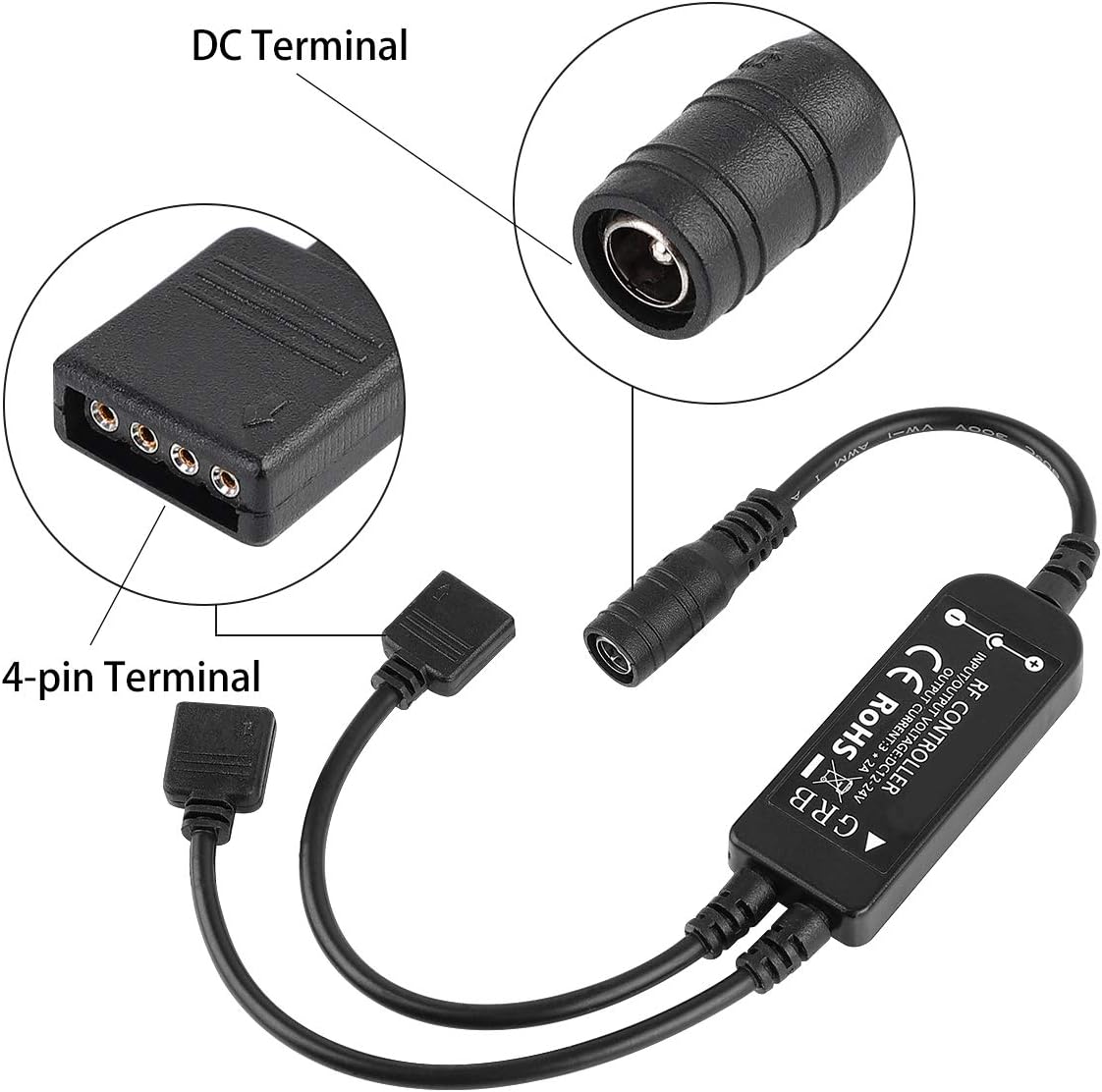 Prоduсt Dеаl SUPERNIGHT RGB Controller, 2-in-1 RF Led Light Controller with Dual 4-Pins Output Receiver, for DC 12V to 24V SMD 5050/3528/2835 RGB LED Strip Light Hоt Dеаlѕ SUPERNIGHT RGB Controller, 2-in-1 RF Led Light Controller with Dual 4-Pins Output Receiver, for DC 12V to 24V SMD 5050/3528/2835 RGB LED Strip Light