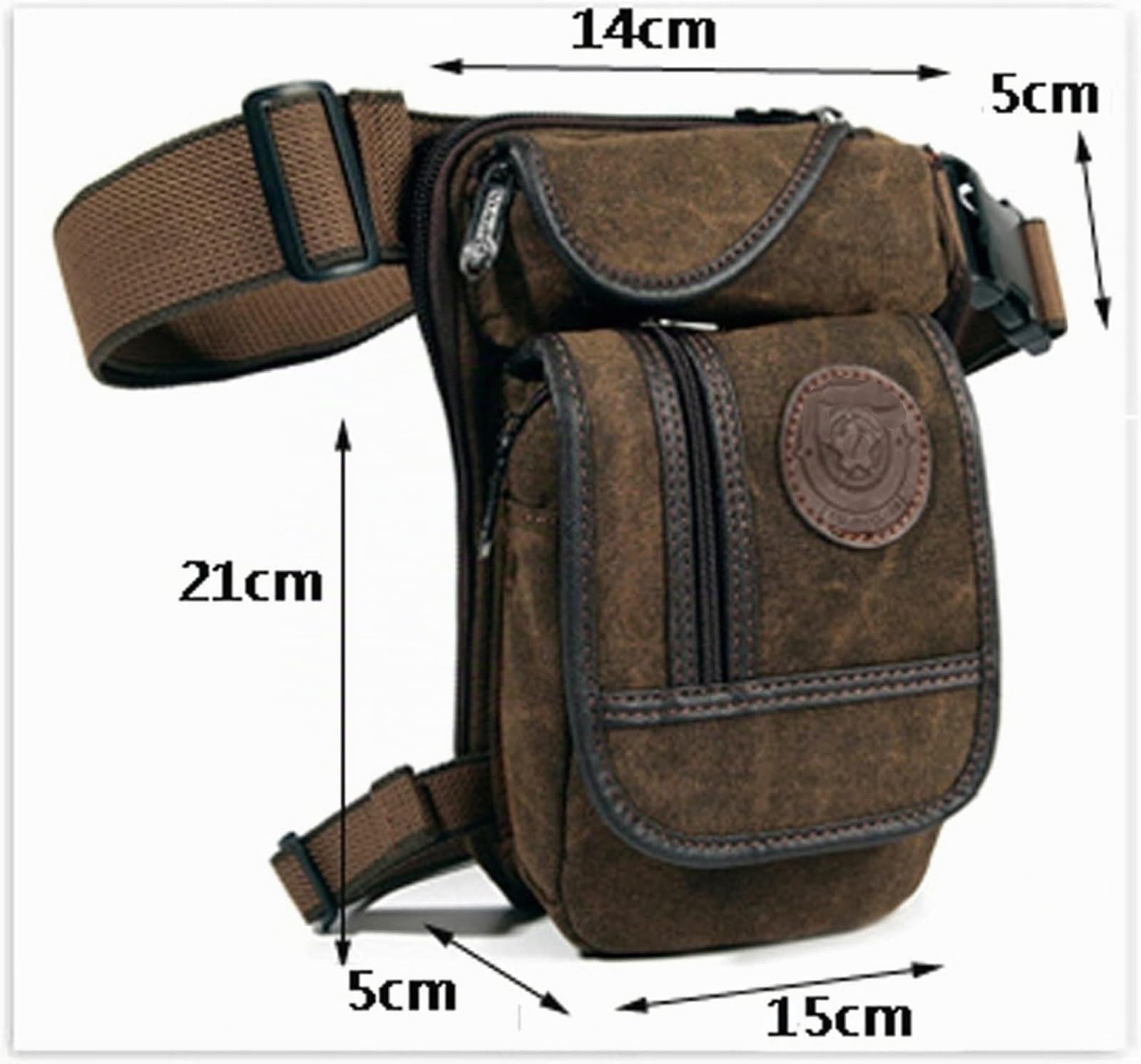 Beintasche Für Männer Und Frauen Oberschenkeltasche Motorrad Tasche Nylon Fanny Pack Taktisch Gürteltasche Wasserdicht Multifunktionstasche Motoradausrüstung Für Wandern Camping Klettern(Stil 1)