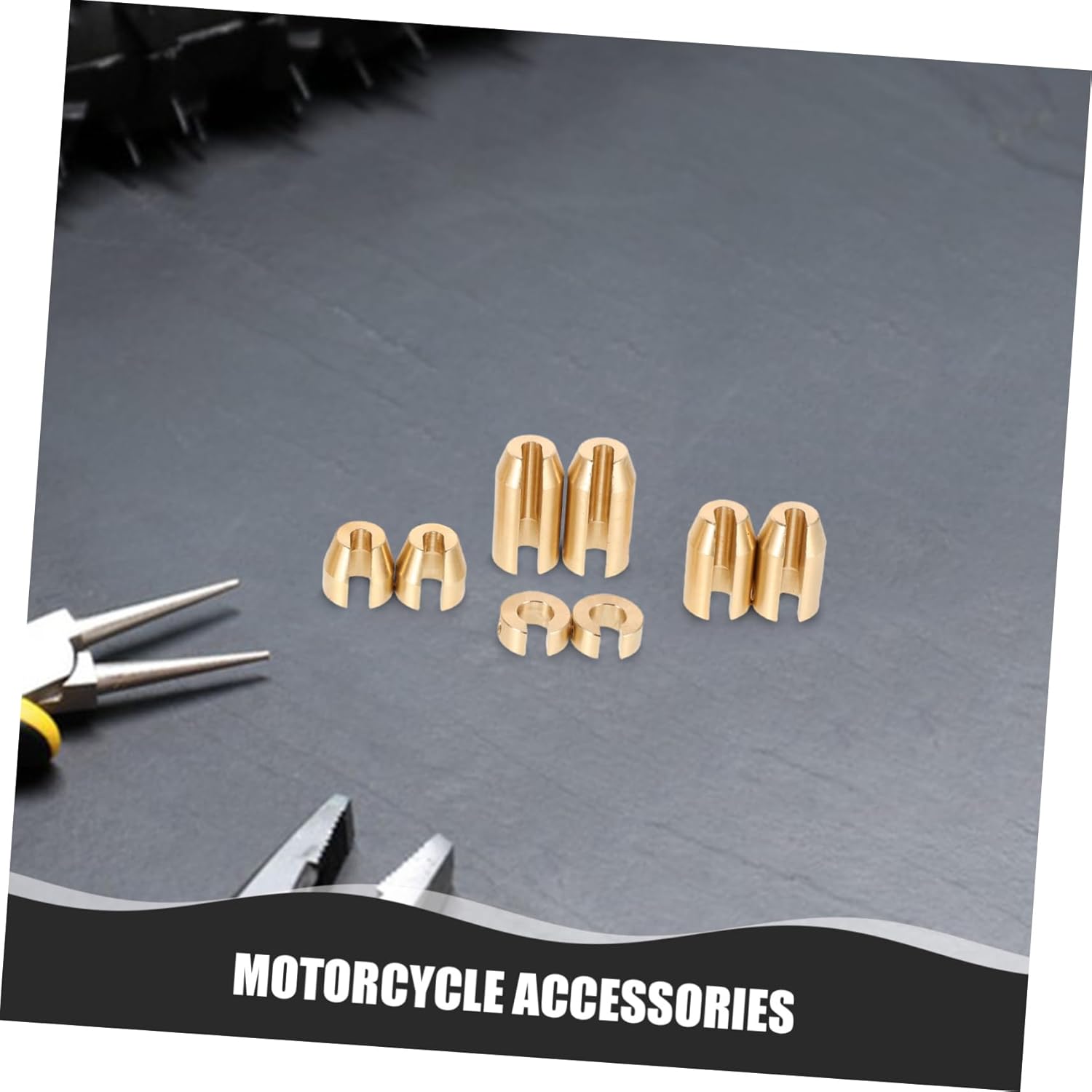 1Set Motorcycle Copper Wheel Balance Weights Kit Reusable Replacement for Enhanced Ride Stability and Compatibility with Super Bikes