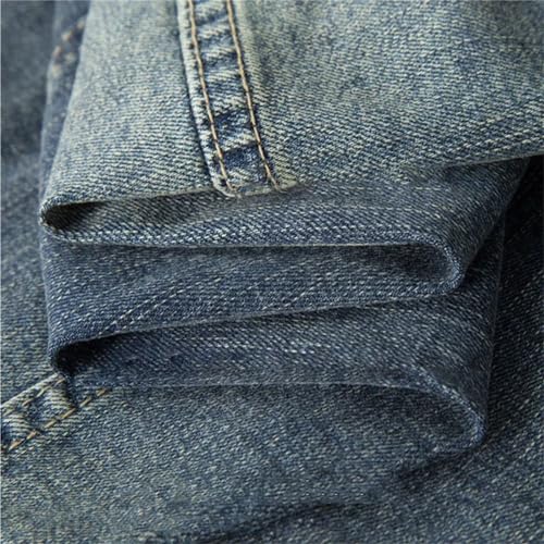 Men's Jeans Setssimple Long Sleeve Denim Jacket And Pants 2-Piece Set4