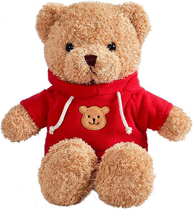 ドイツ　KWO 木製　テディベア　くま　（28cm）　洋服付 bear029.jpg