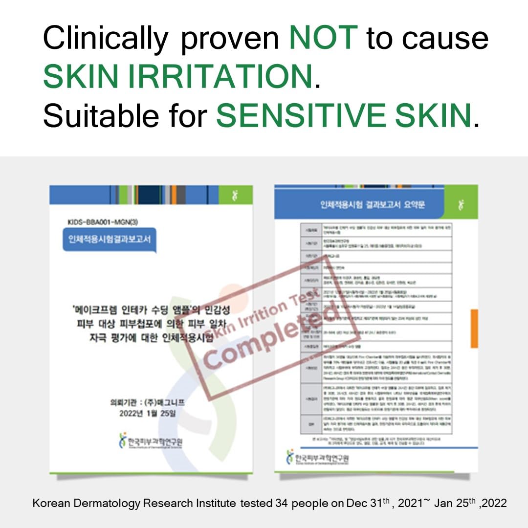 MAKE P:REM INTECA Soothing Ampoule, Intensive Calming and Moisturizing Serum with Advanced CICA, EVE VEGAN, Korean Skin Care, 1.69 Fl Oz, 50ml - Image 4