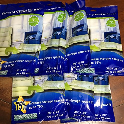 7 PACK Space Saver Vacuum Storage Bags Large size (35.4