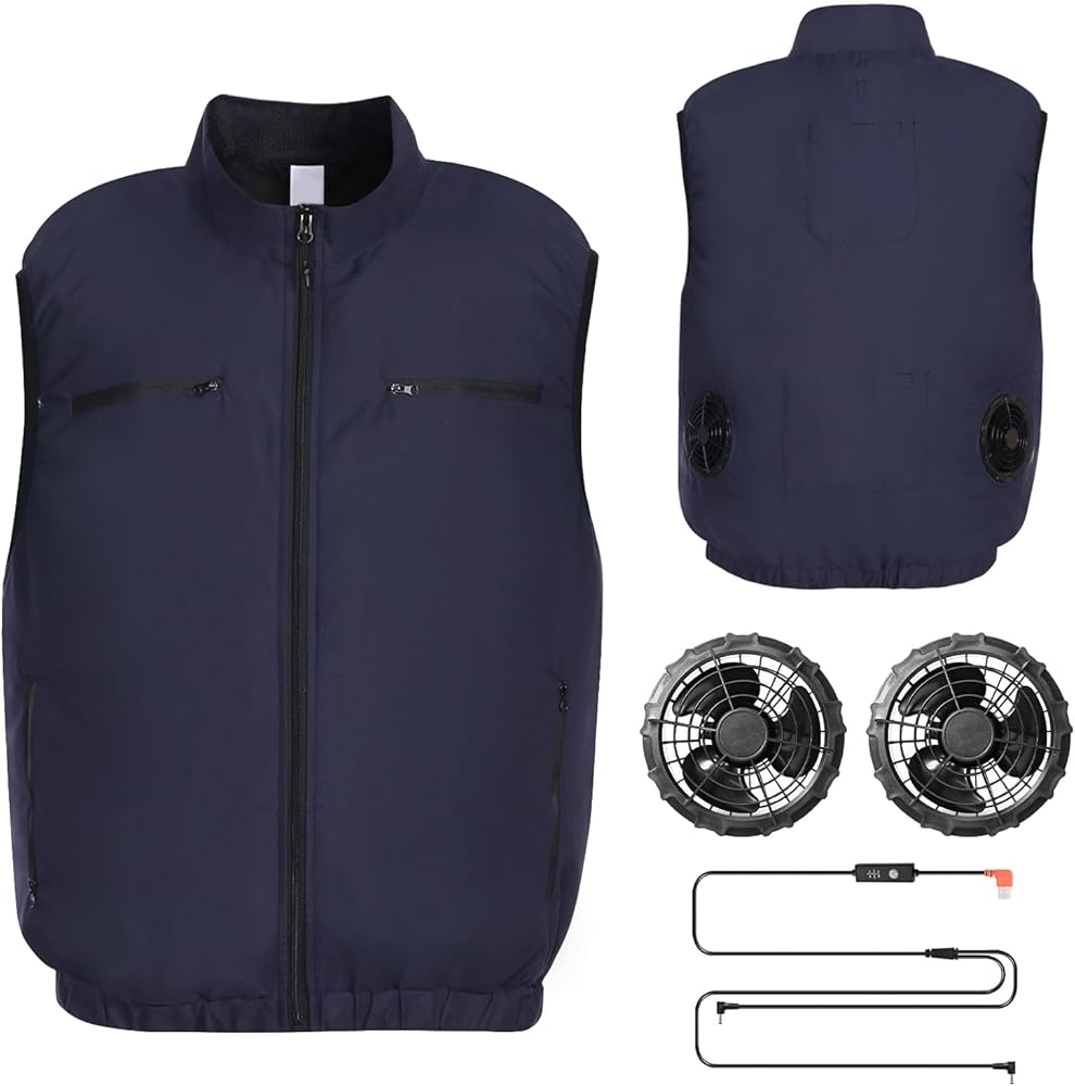 Amazon.co.jp: [Moerstar] 空調作業服 ファン付きベスト 最新