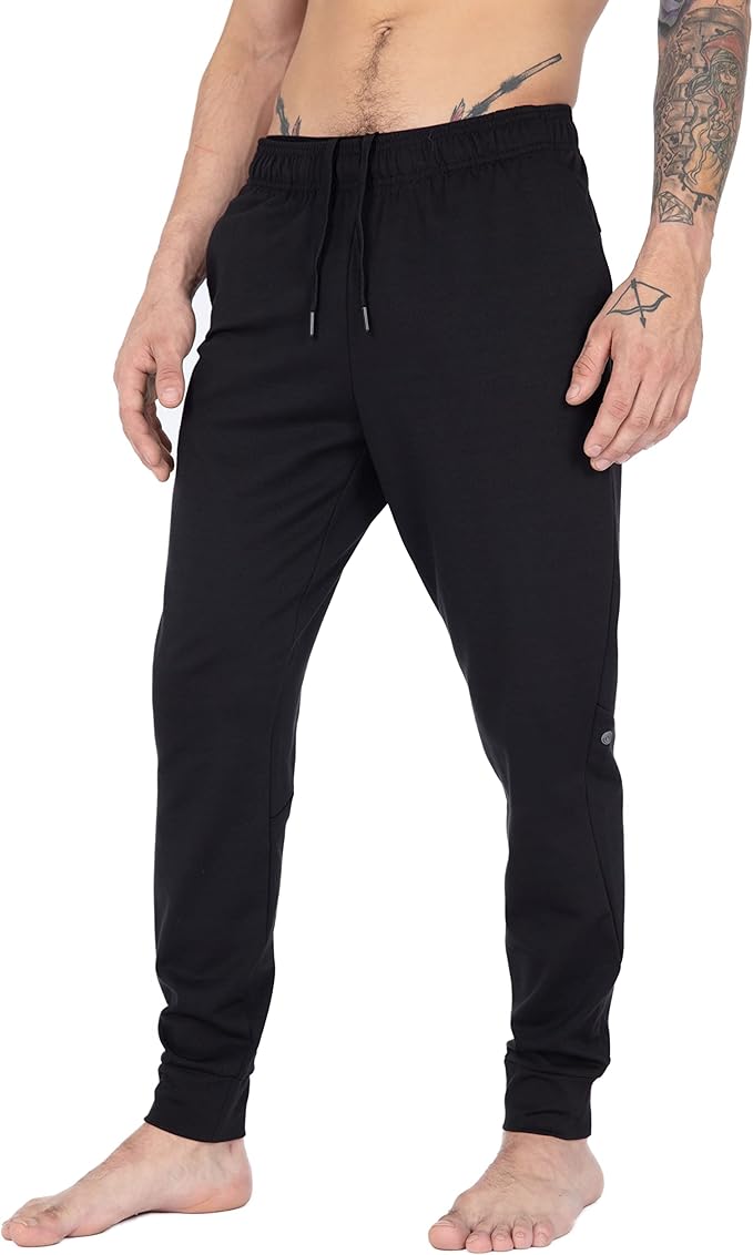 Apana Mens Sweatpant Pontee Jogger Active Yoga Pants