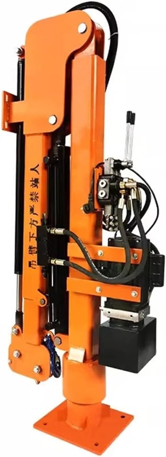 All Electric 1 Ton Small Truck Crane Hydraulic Vehicle Rotation(24V-1T-Electric)