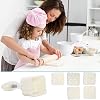 2 Sets Mooncake Mold Press with 11 Stamps, SENHAI Round Flower and Square Flower Decoration Tools for Baking DIY Cake Cookie Biscuit Dessert