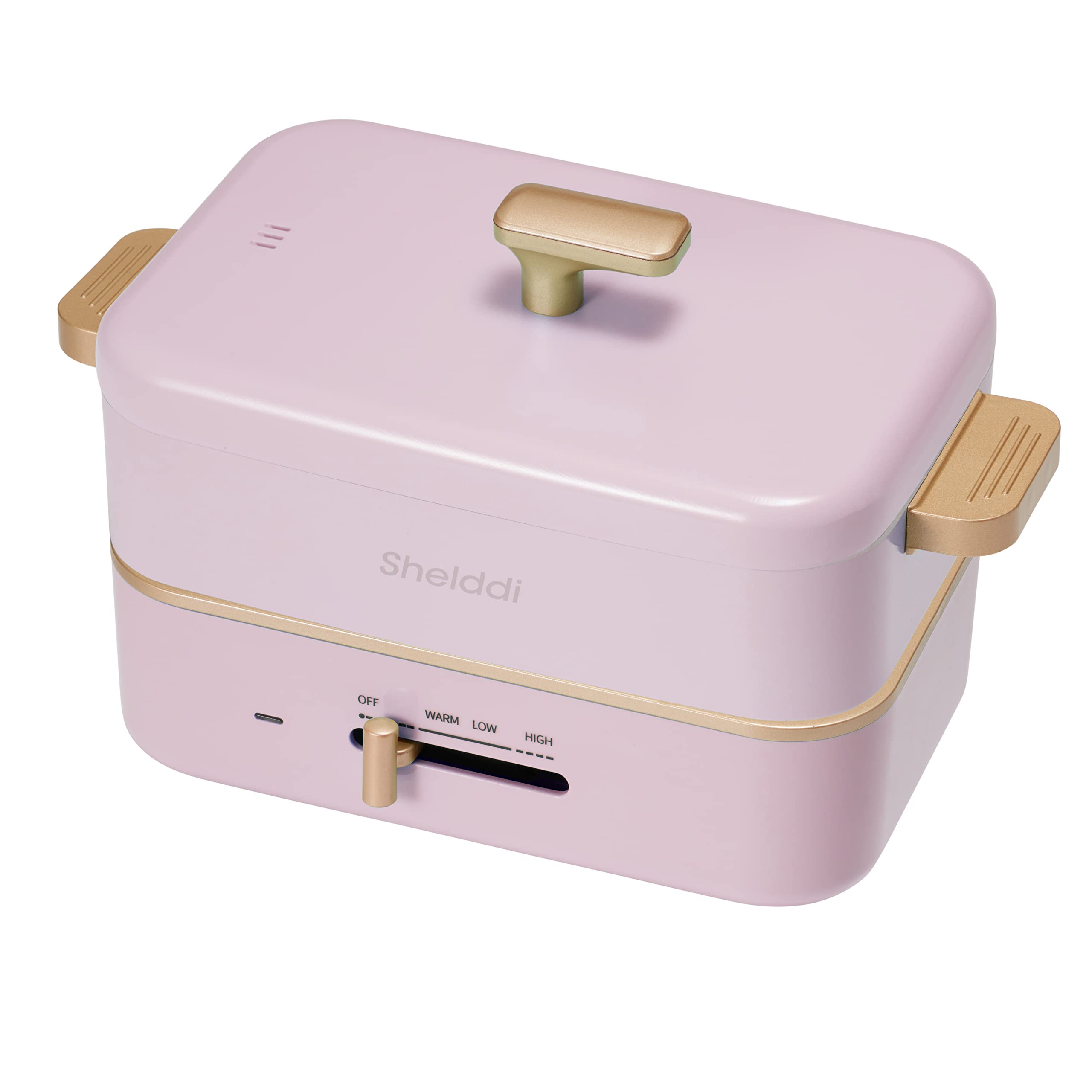 Amazon.co.jp: Shelddi コンパクトホットプレート プレート3種