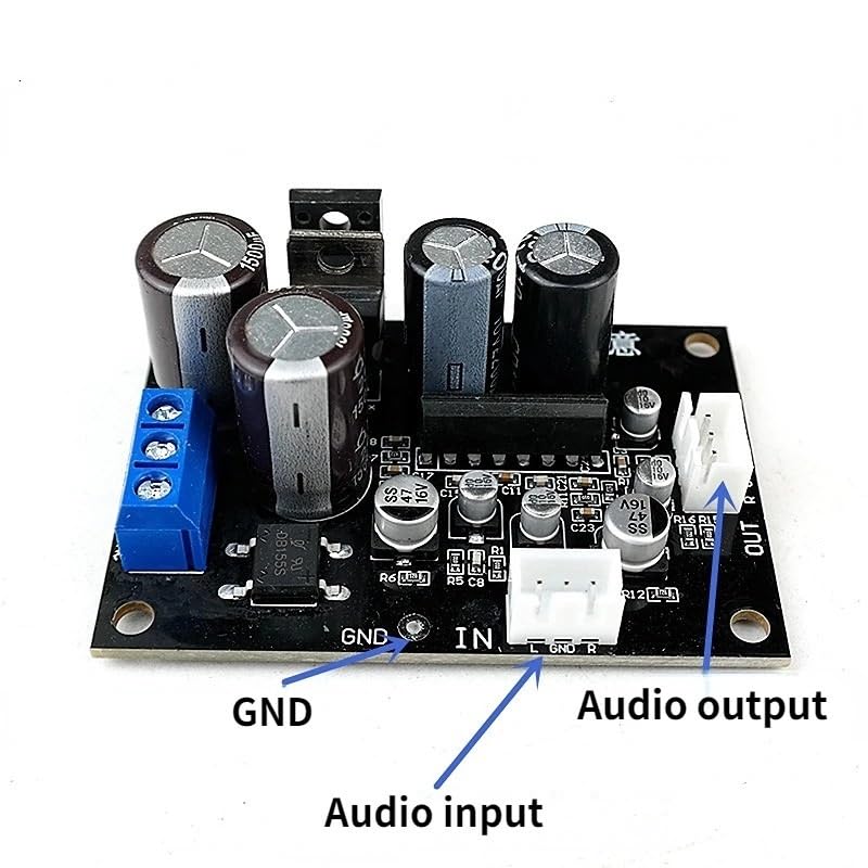 For Vinile Phono Scheda Preamplificatore MM MC Phono Amplificatore Testa del Fonografo Ingrandimento Preamplificatore Giradischi in Vinile(Zwart)