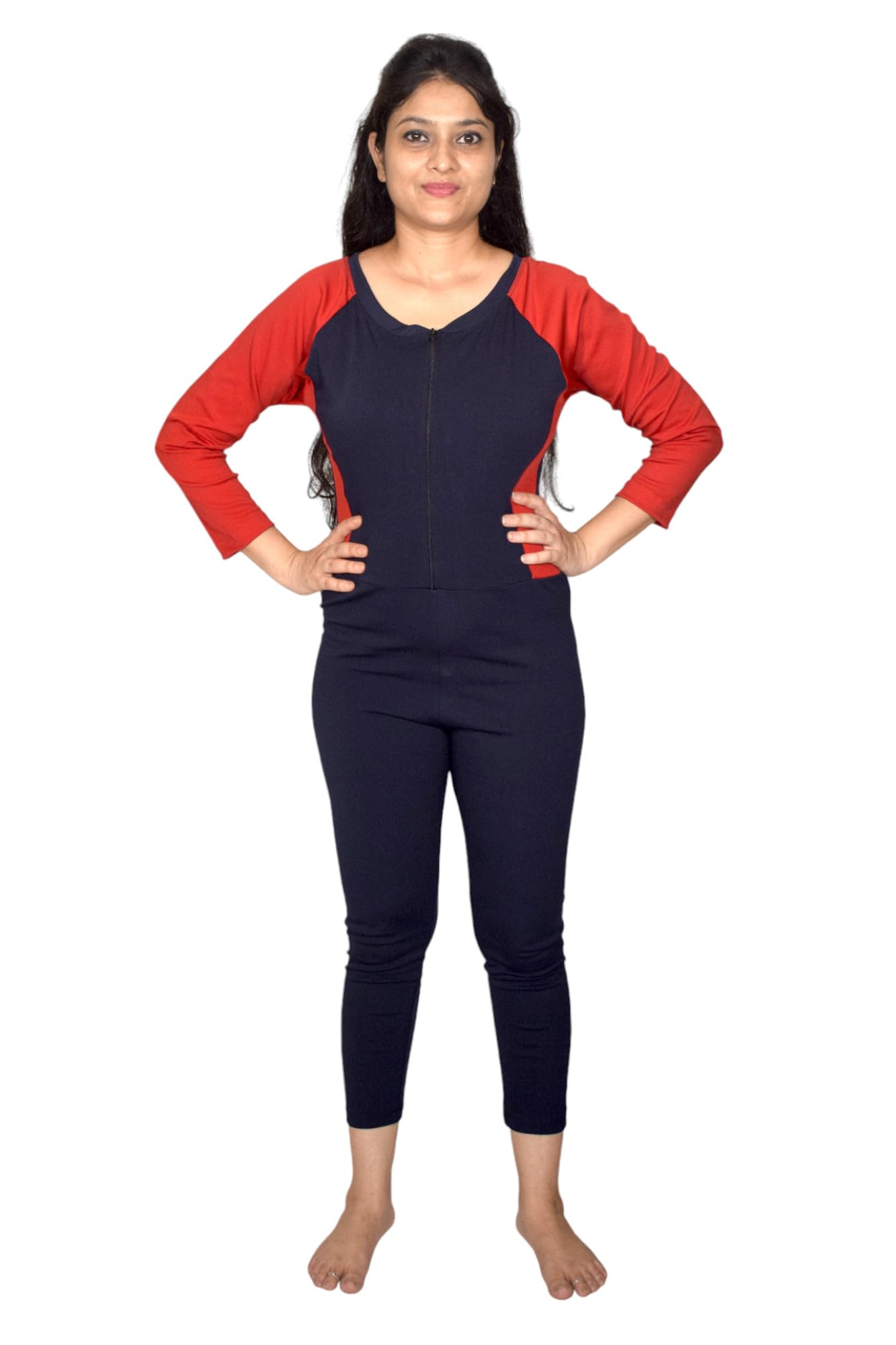 Regular Fit Spandex Printed Full Sleeves Swim Dress for Women | Swimming Suit | Adjustable, Breathable, Quick Drying Swim Dress for Swimming, Yoga, Gym Waterpark-image-43