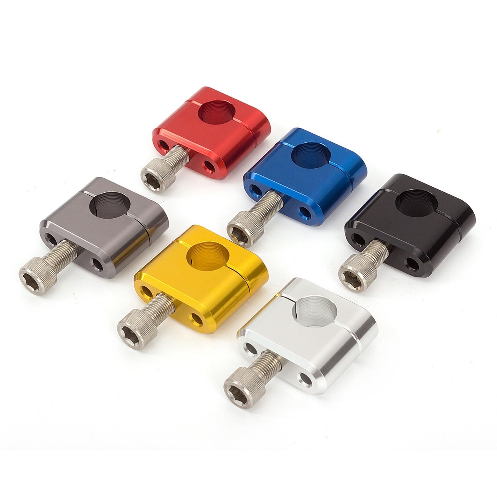 Manubrio Motocicletta Riser Per CR125 Per CRF250R Per CRF250X Per CRF450L Per CRF450L Riser Manubrio Moto 22mm 28mm Riser Moto (Size : 28mm Red)