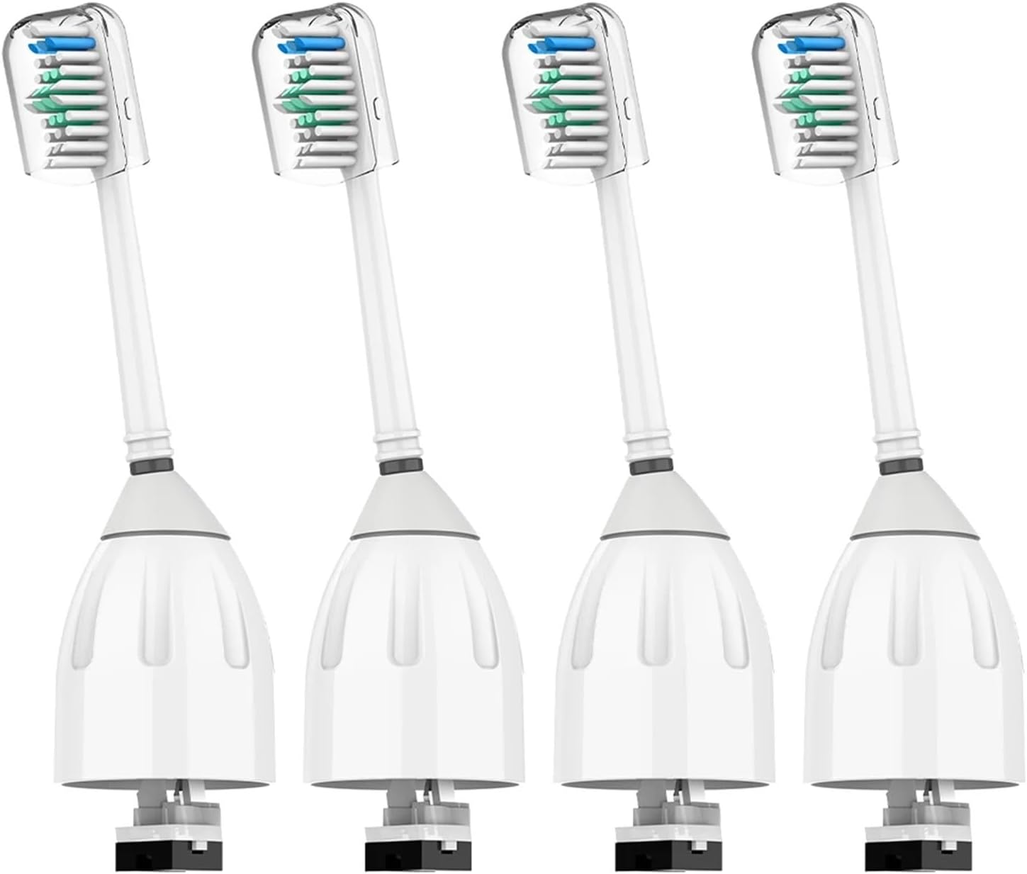 Replacement Toothbrush Heads ，Compatible for Philips Sonicare， Screw-on E Series Electric Brush Head Xtreme Essence Elite Advance(4 Pcs)