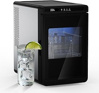 Northair Craft Cube ICE Maker Clear Ice Maker - Makes 4x4 Crystal Clear Ice Cubes in 25min - Great for Cocktails, Whiskey & Bourbon - Compact Countertop Ice Maker