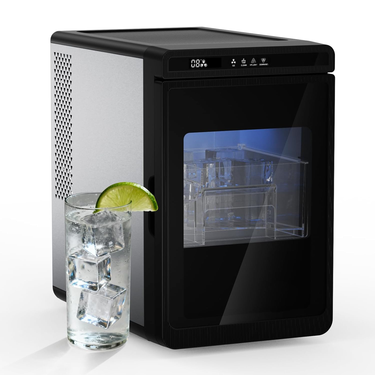 ADT Craft Cube ICE Maker Ice Maker 4x4 ice Cube 26 lb/24H Portable Ice Maker Ice Cube Maker