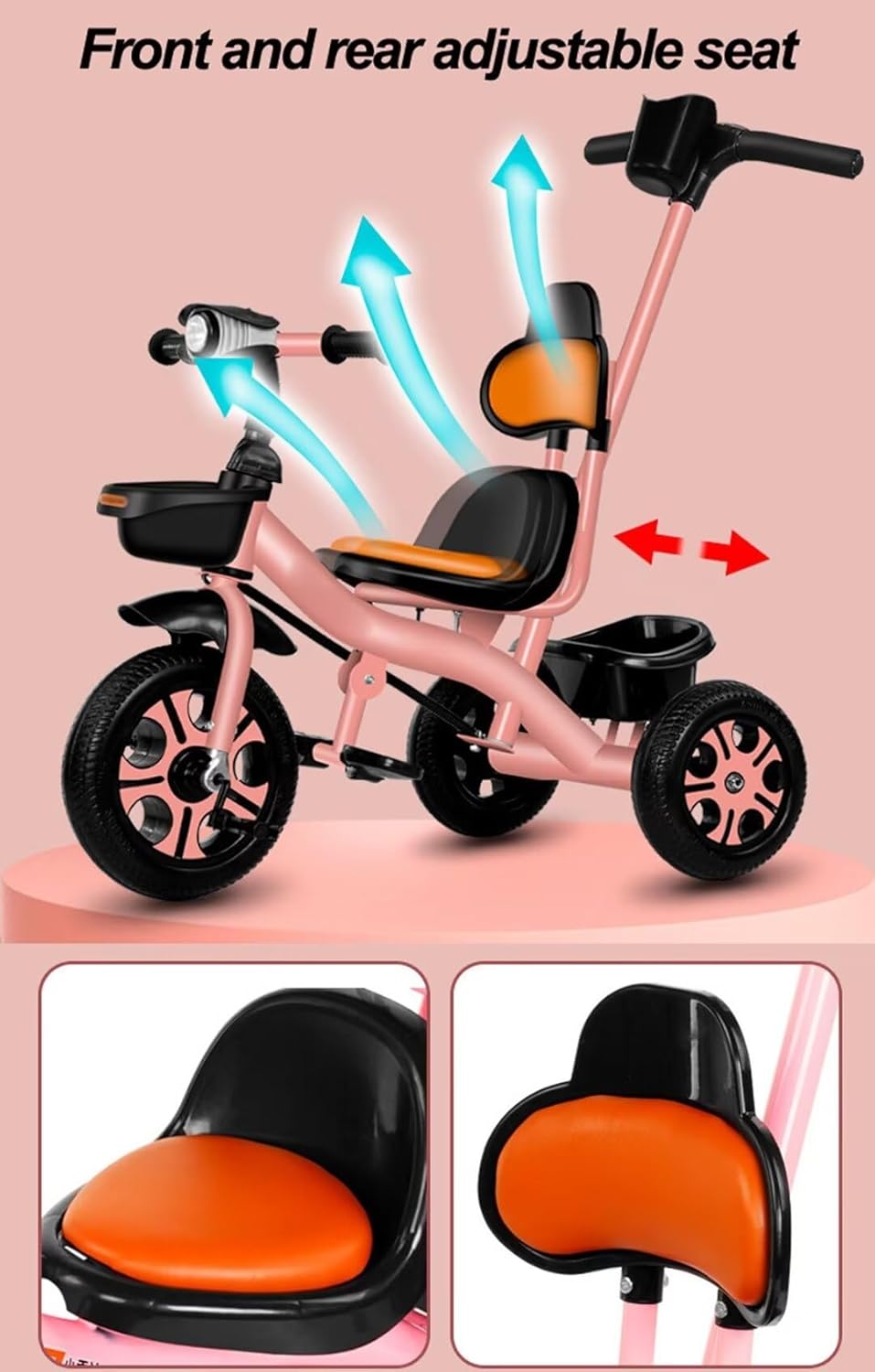 ピンク 三輪車 ブラウンレザーシート ピンク 三輪車 ブラウンレザーシート 三輪車 ピンク」の人気商品