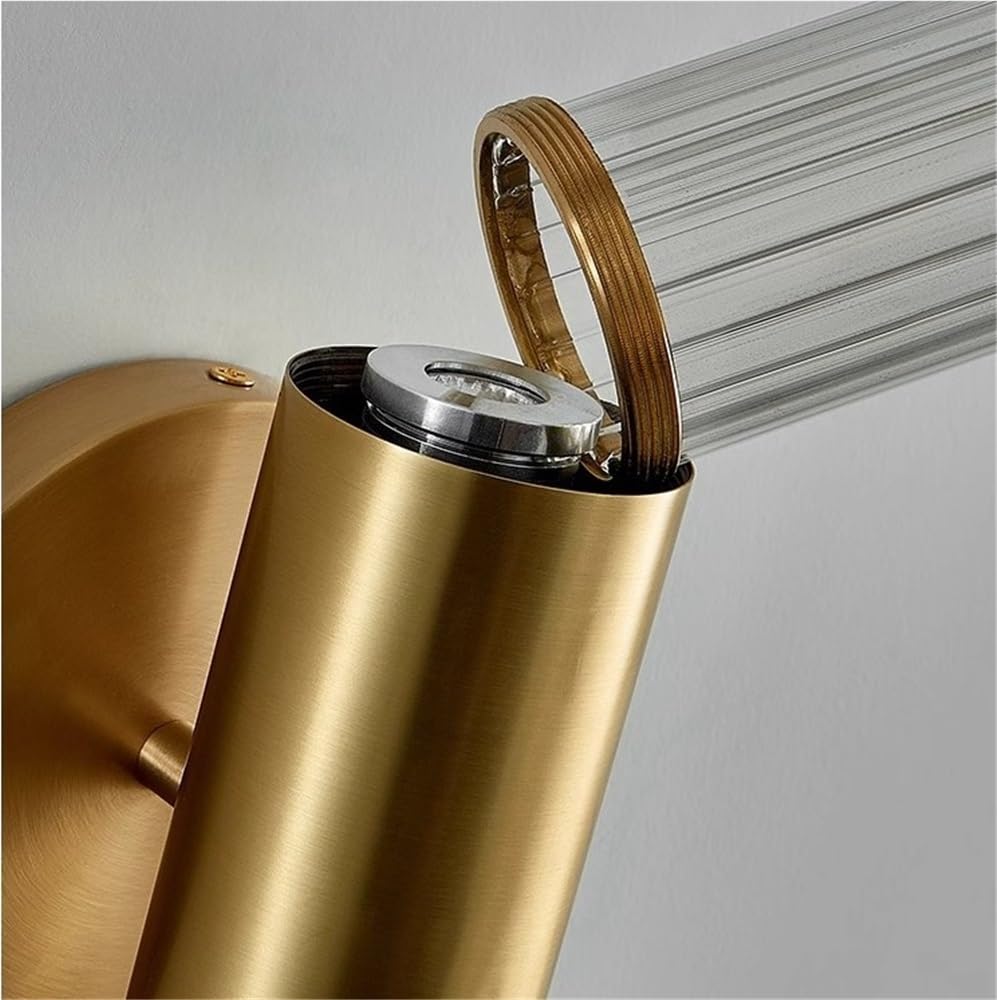 Nordic Long Tube Kinkiet, Nowoczesny Prosty Szklany Kinkiet Ścienny Oświetlenie Górne i Dolne Lampy Ścienna do Sypialni, Salonu, Korytarza