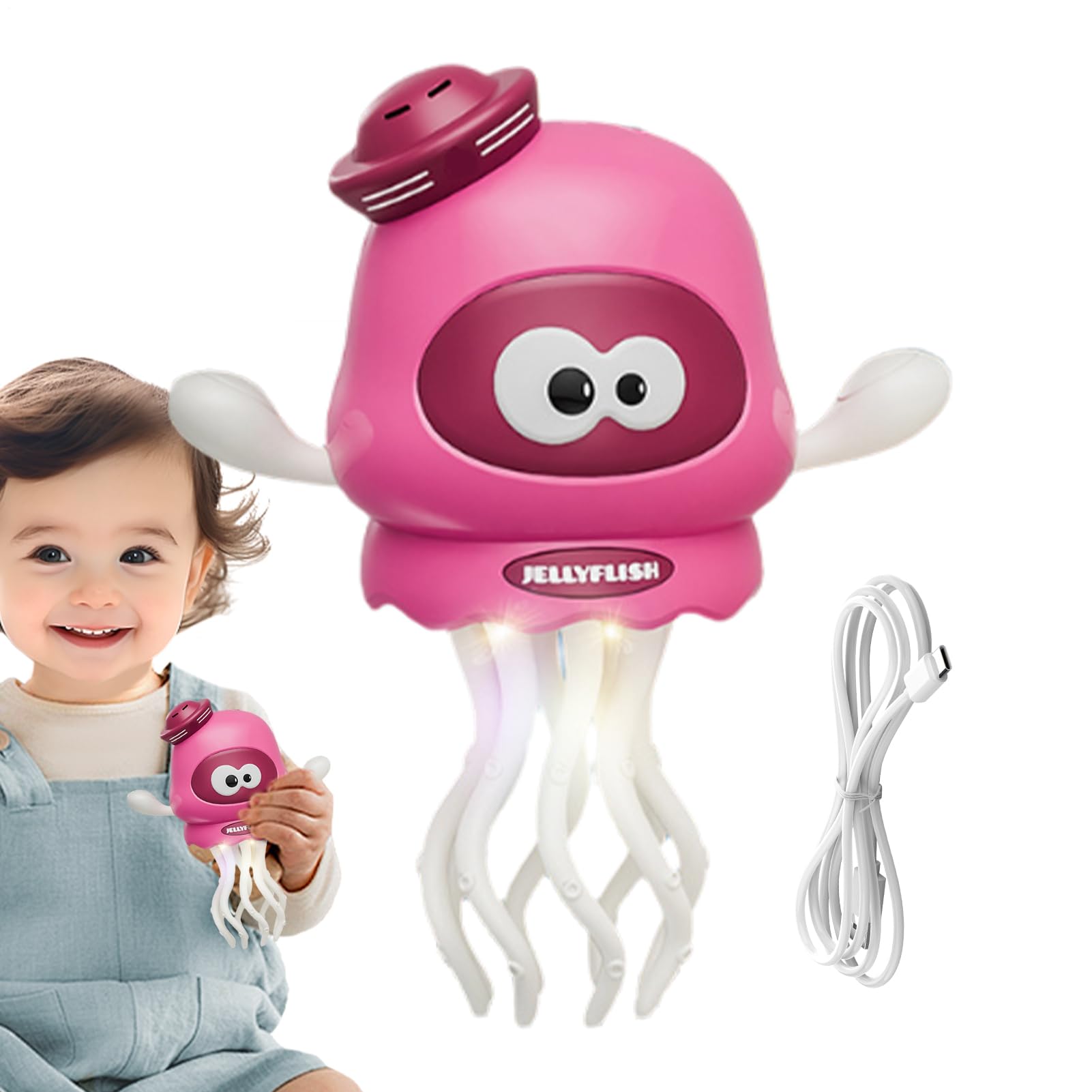 Amazon | SVCEQZE オクトパストイ,電気で動く ハイハイ タコロボ