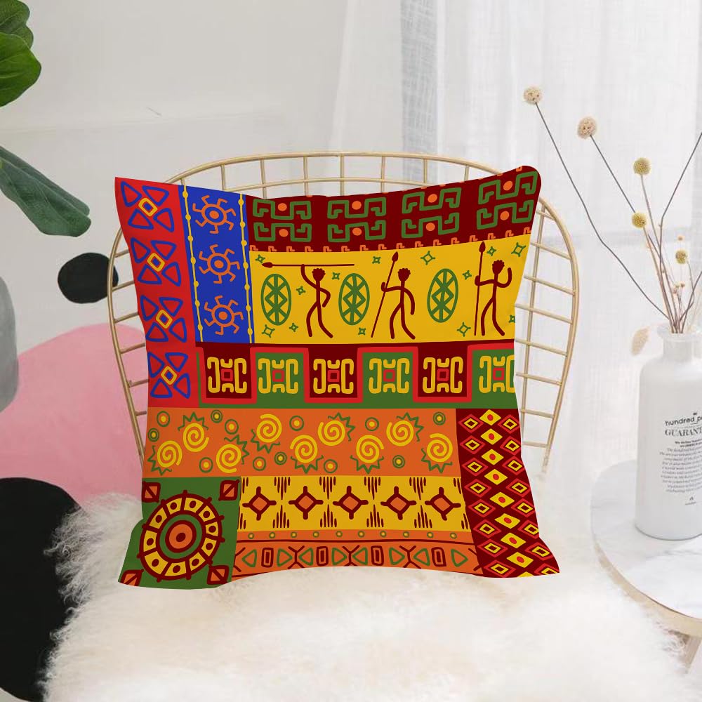 Hyosxw Original, Authentic Aztec South American - A2 Cushion Cover,Throw Pillow Case Home Decorative For Living Room Bedroom Sofa Chair 18X18 Inch,Original, Authentic Aztec South American,Pillowcase 45X45cm