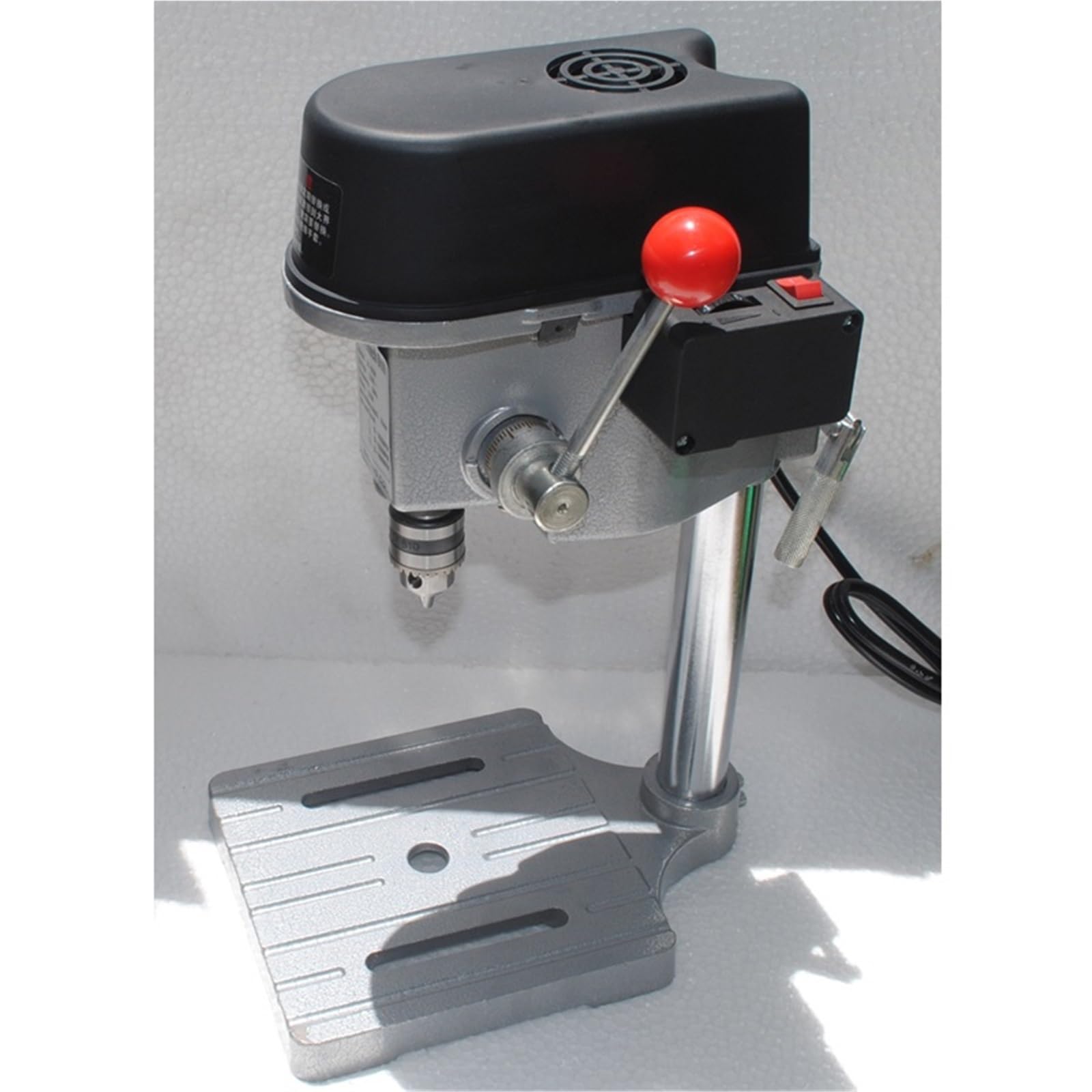 Trapano a colonna Mini Macchina 240W for Banco Tavolo Punta Mandrino 0.6-6.5mm Legno Metallo Utensili Elettrici Macchinari da officina
