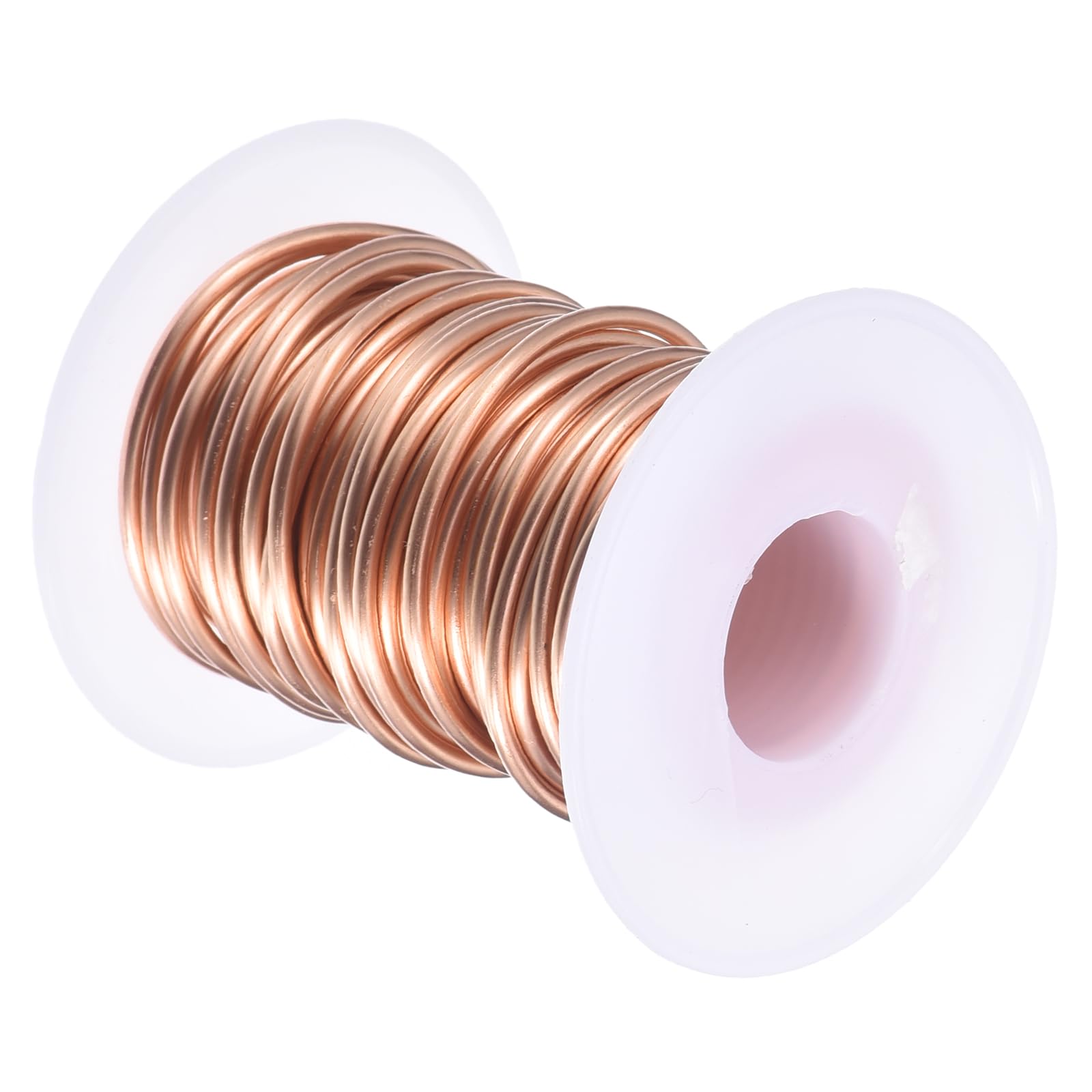 QUARKZMAN Alambre De Cobre Suave (Calibre 12, 32.8 Pies), Alambre De Cobre Desnudo 99.9% Puro 2mm Alambre Sólido Para Manualidades Decoración Jardinería (10 Metros)