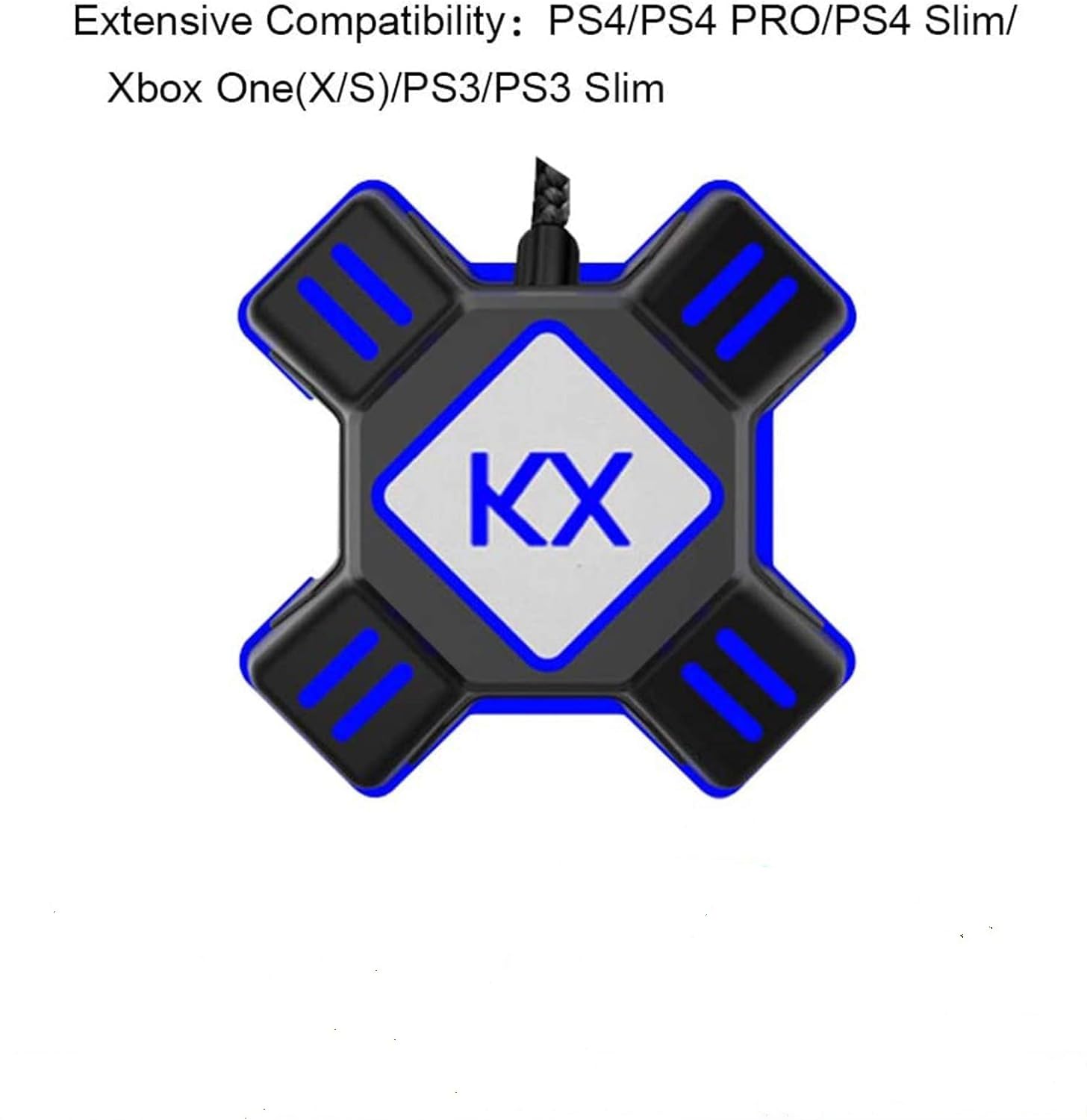 GZW-Shop Adapter Tastatur und Maus Konverter FPS Spiel für NS Switch/ PS4 / PS3 Konsolen,unterstützt benutzerdefinierte Tastaturtasten und Mausempfindlichkeit