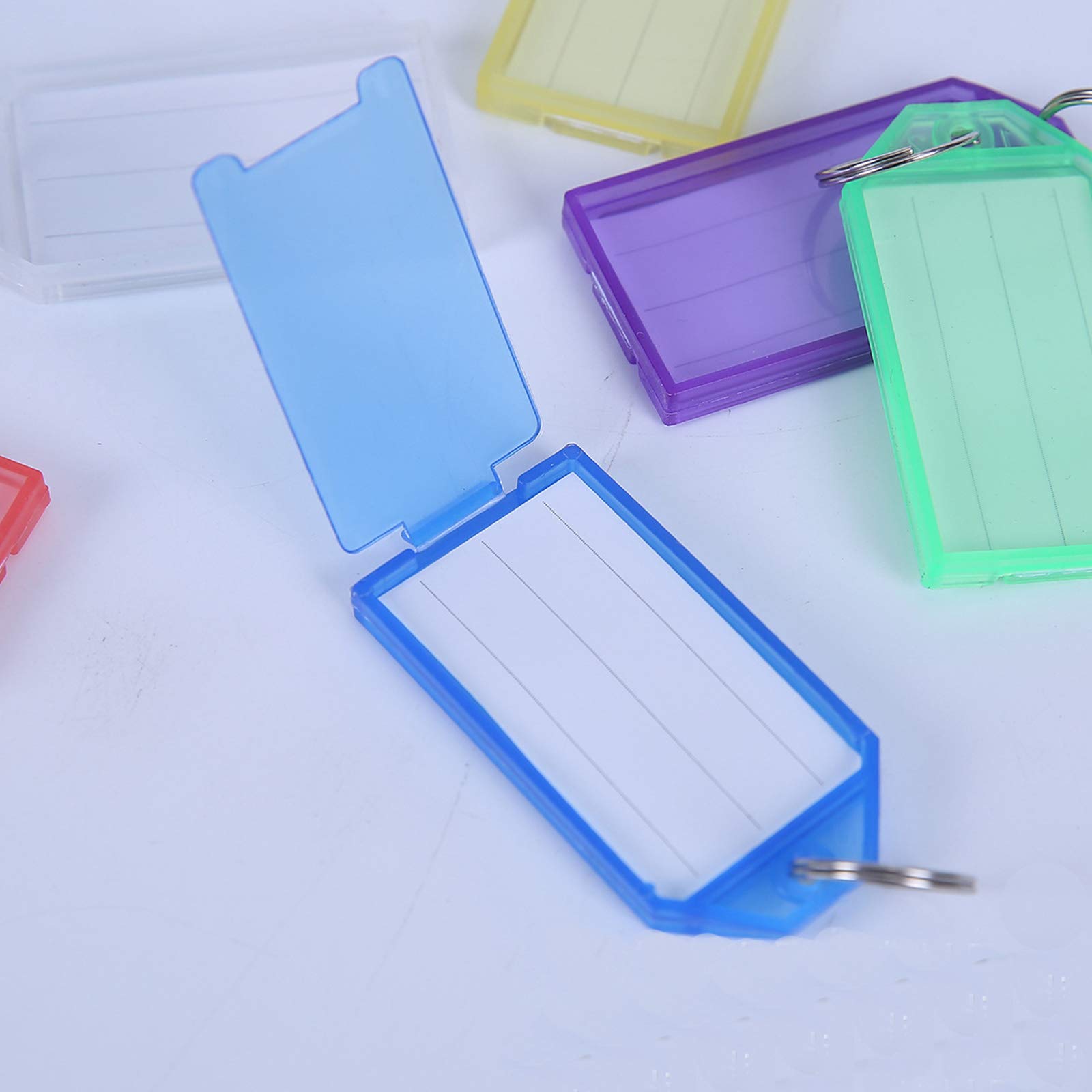 30 PCS Key Tags, Key Fobs Labels Key Rings Name Tags Key Label Tags