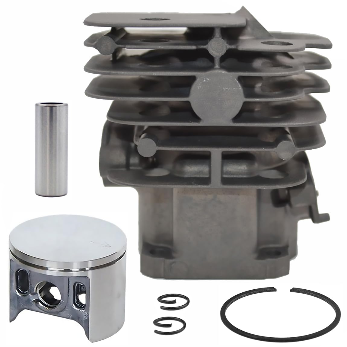 027132020 027132032 - Kit de pistón cilíndrico de 44 mm para motosierra Makita DCS-520 DCS-5200 DCS-5200i Dolmar 111 115 115i PS-52 027 132 032 032